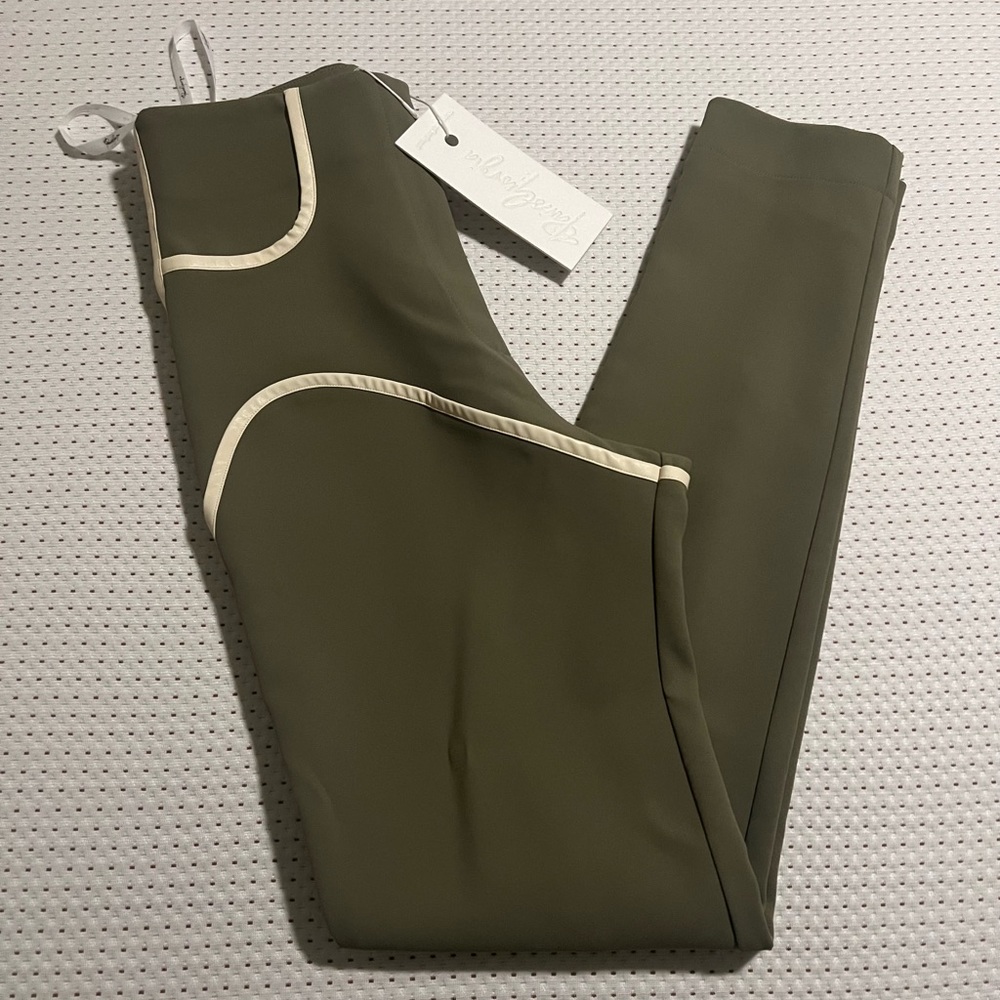 NWT Paris Georgia khaki cowboy trousers